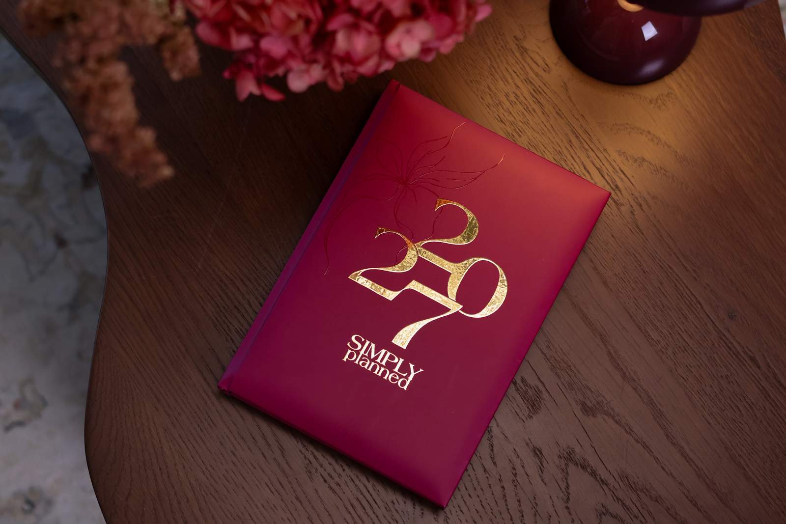 Simply Planned 2027 – Burgundy borító