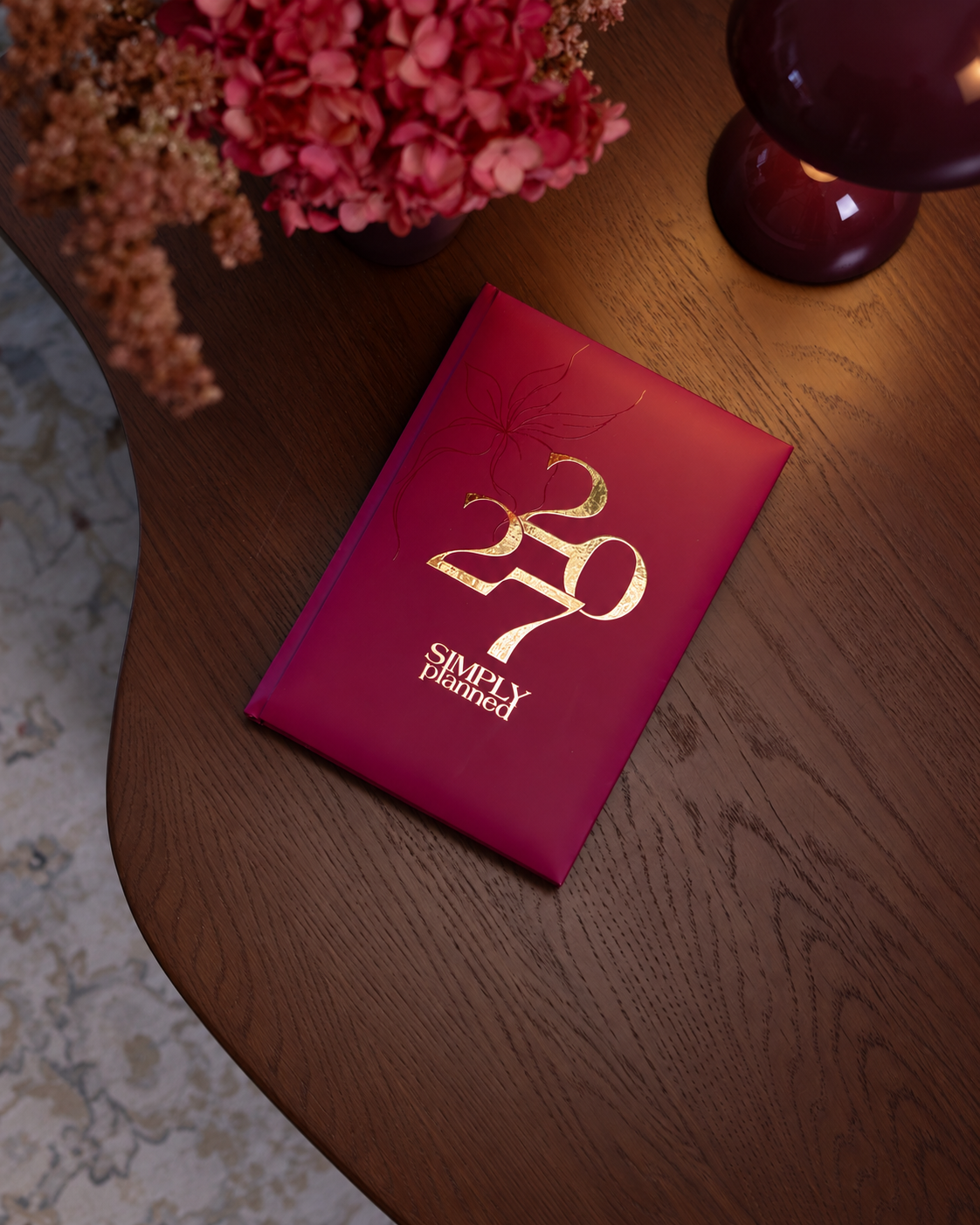 Burgundy Simply Planned 2027
